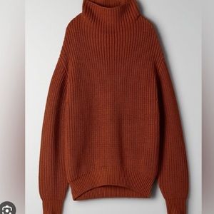 Aritzia Wilfred Montpellier Sweater Rustwood S